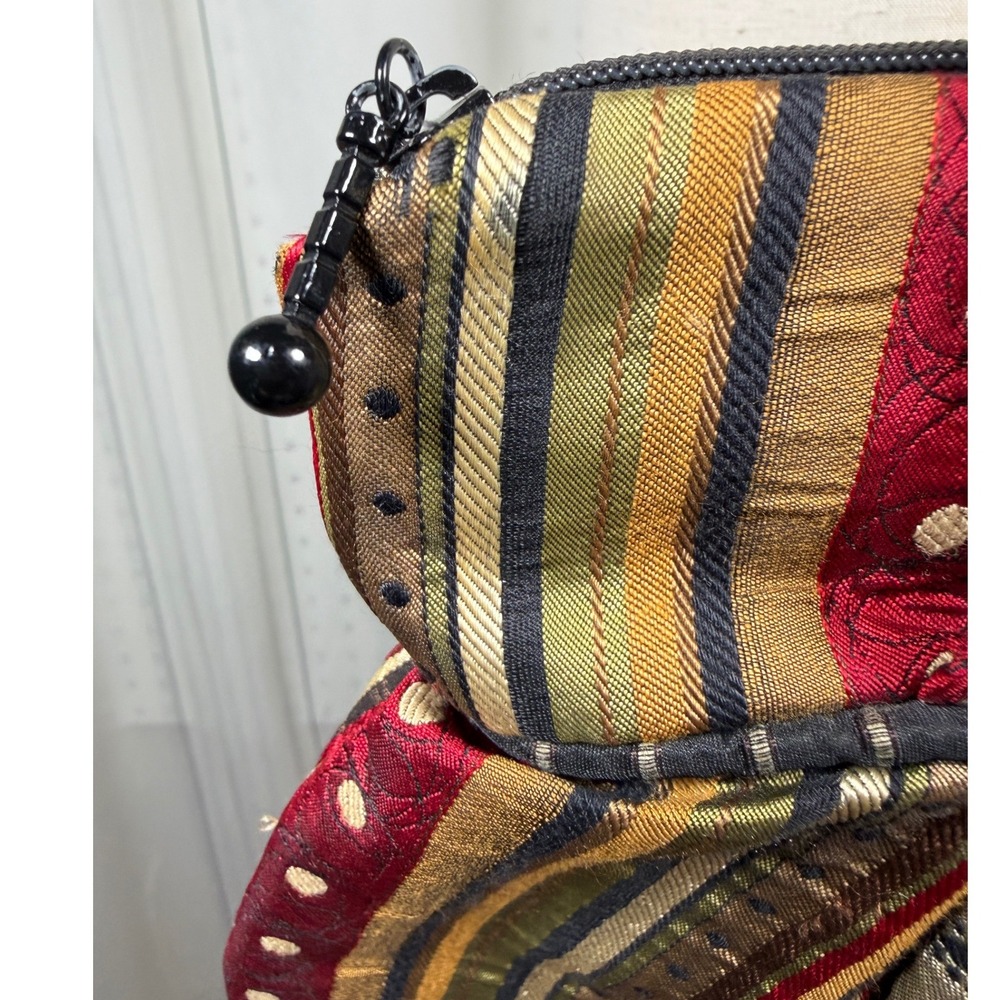 Vintage Maruca Y2K Silky Woven Boho Shoulder Bag - Picture 9 of 12